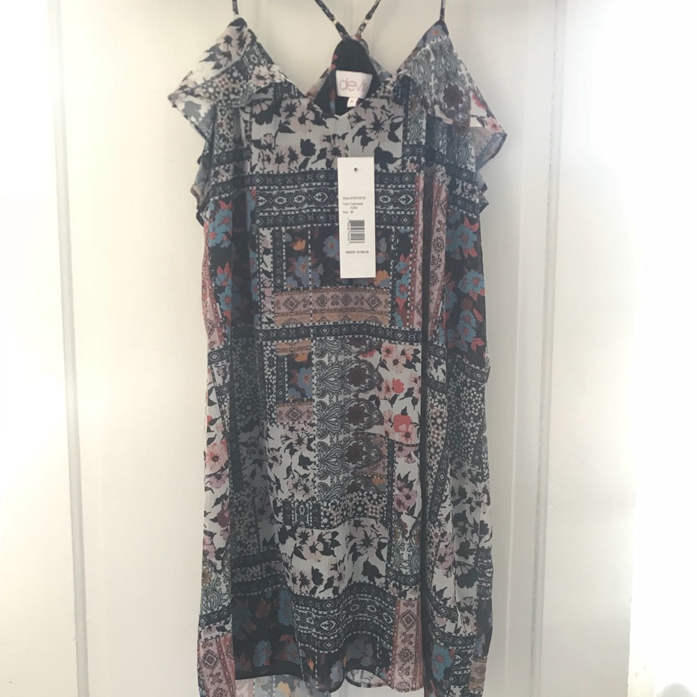 Devlin patchwork dress NWT - Picture 4 of 6
